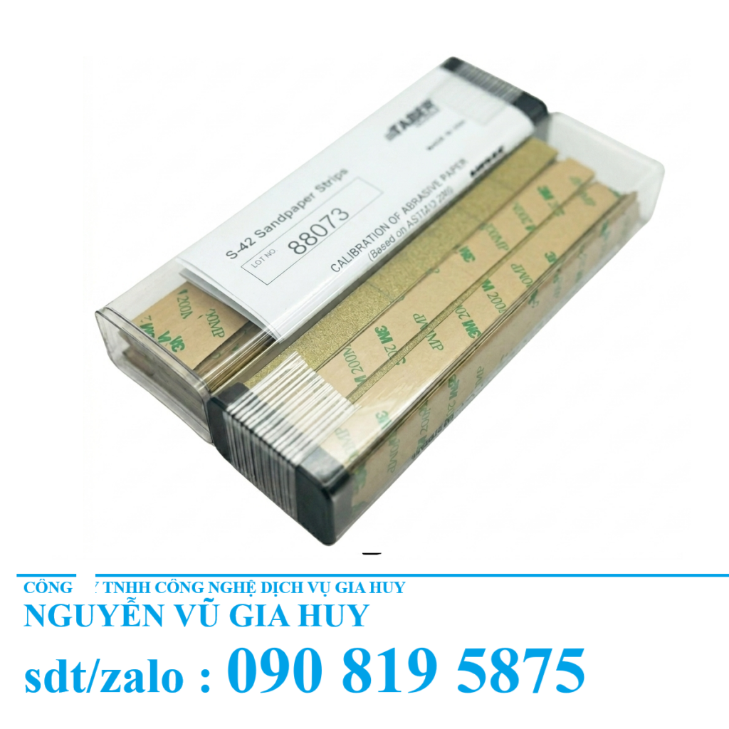 Giấy nhám mài mòn Taber S-42 chính hãng USA - Độ bền vật liệu
